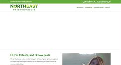 Desktop Screenshot of northeastexterminators.com