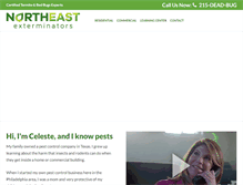 Tablet Screenshot of northeastexterminators.com